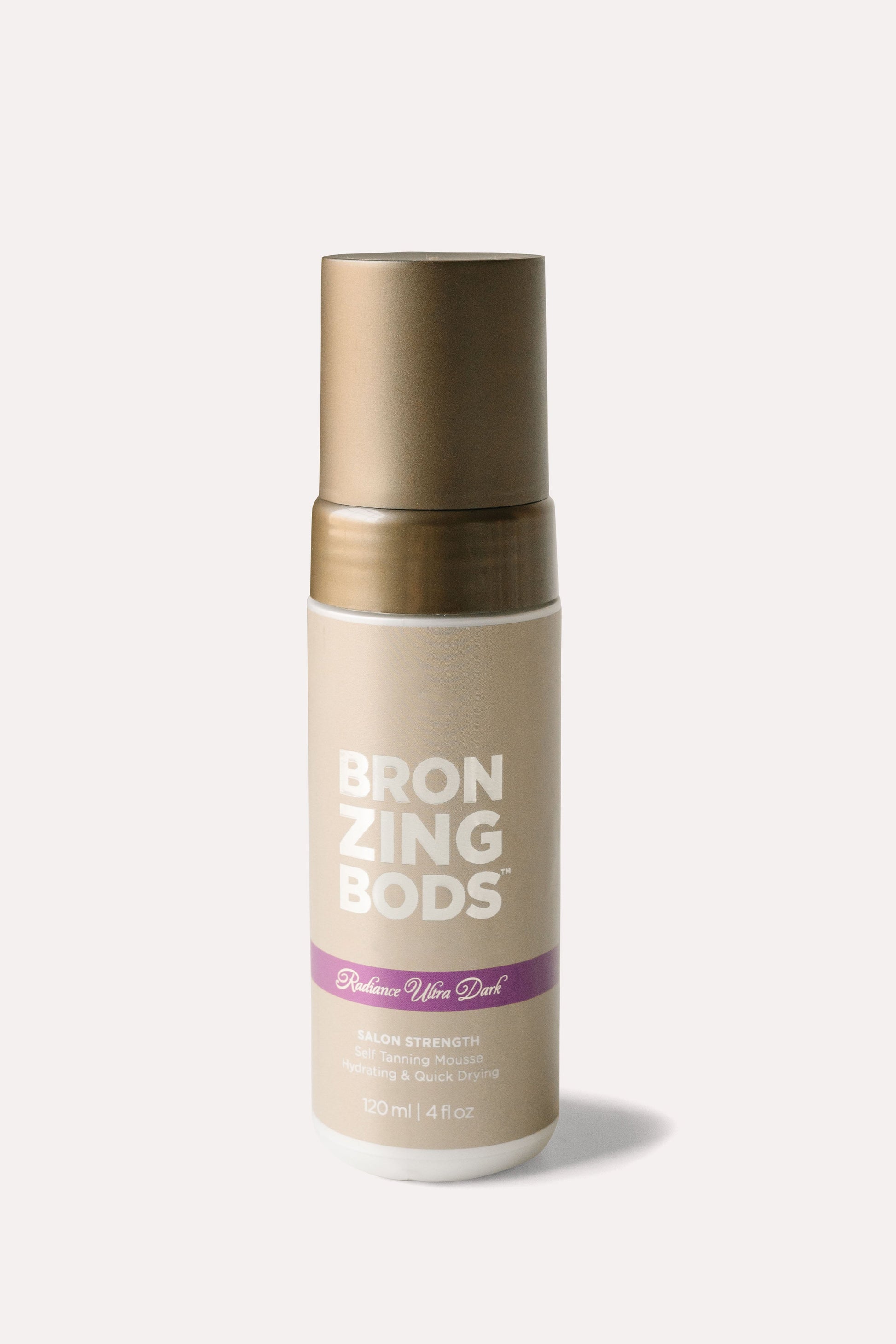 Bronzing Bods Ultra‑Dark self‑tanning mousse bottle front view